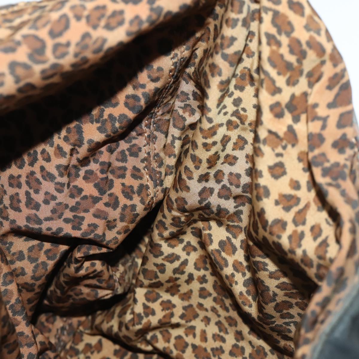 BOTTEGA VENETA Shoulder Bag Nylon Brown Auth 165120