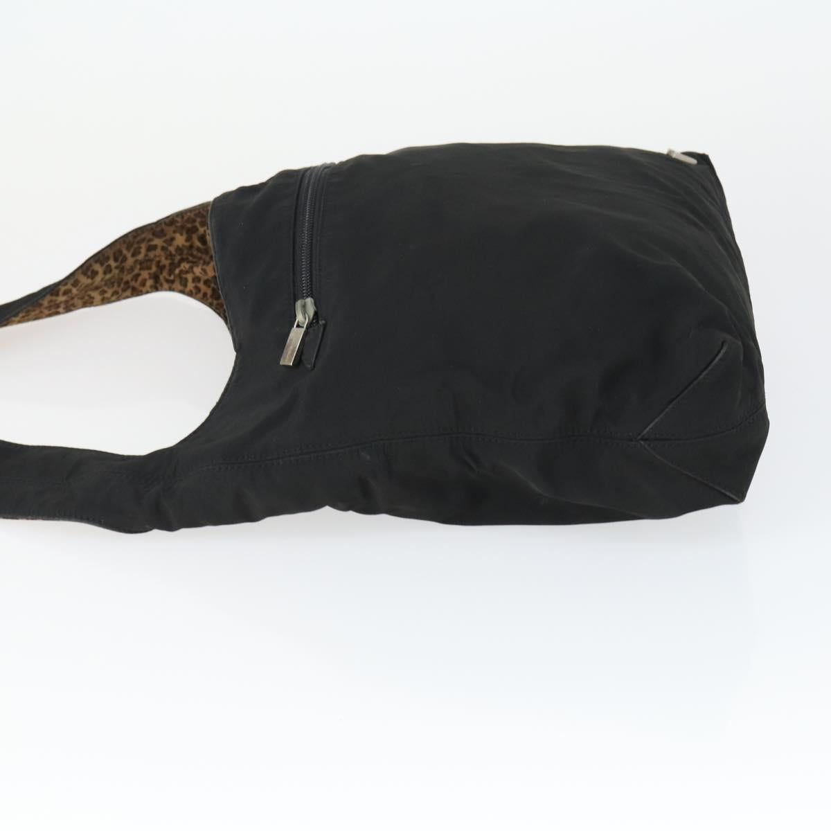 BOTTEGA VENETA Shoulder Bag Nylon Brown Auth 165120