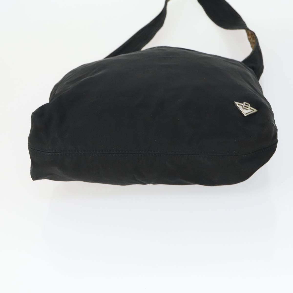 BOTTEGA VENETA Shoulder Bag Nylon Brown Auth 165120