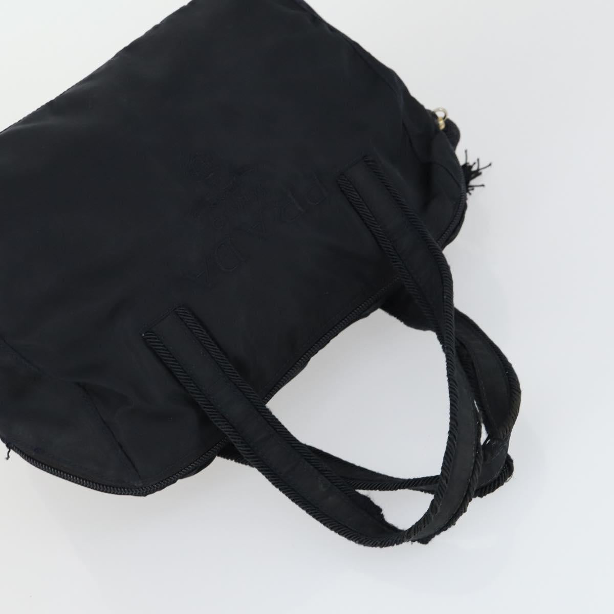 PRADA Shoulder Bag Nylon 3 Set Black Navy khaki Auth 165123