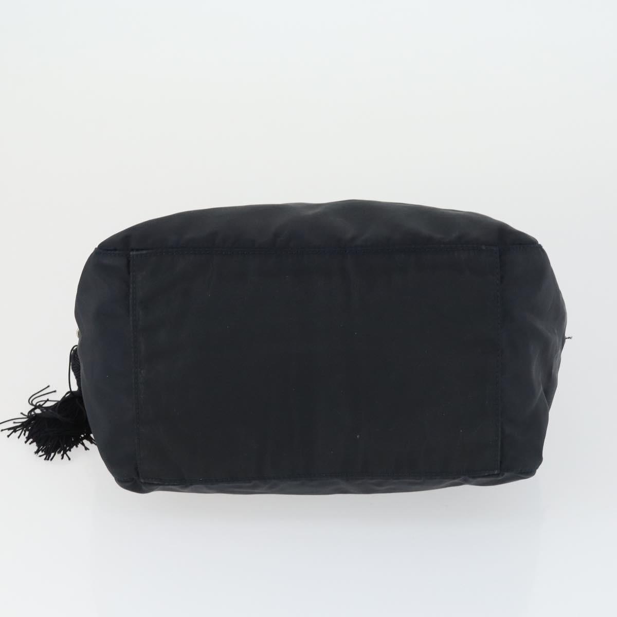PRADA Shoulder Bag Nylon 3 Set Black Navy khaki Auth 165123