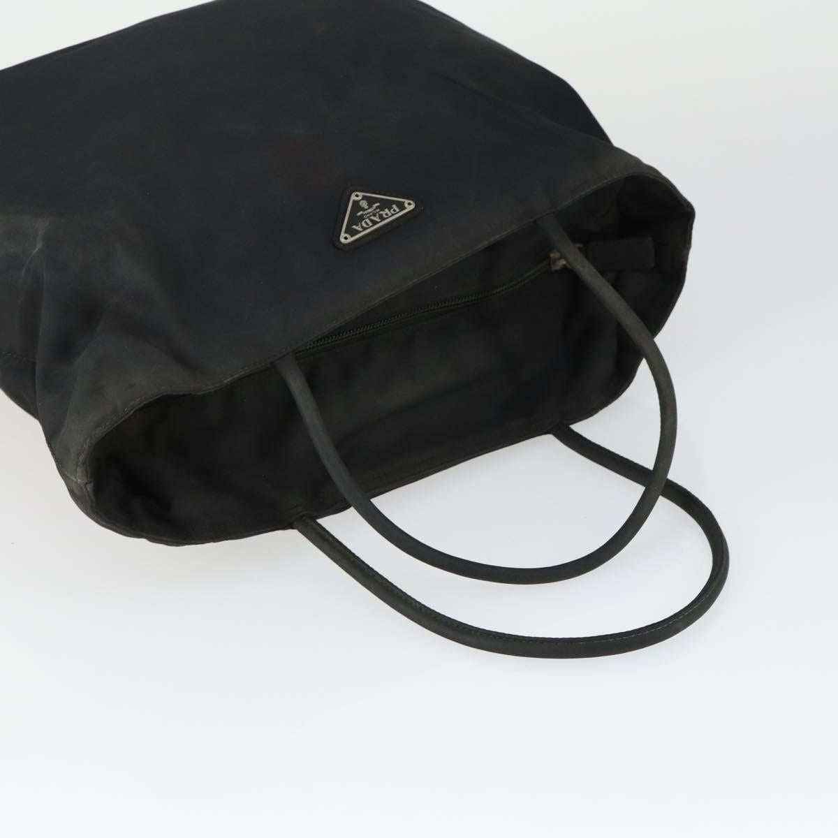 PRADA Shoulder Bag Nylon 3 Set Black Navy khaki Auth 165123