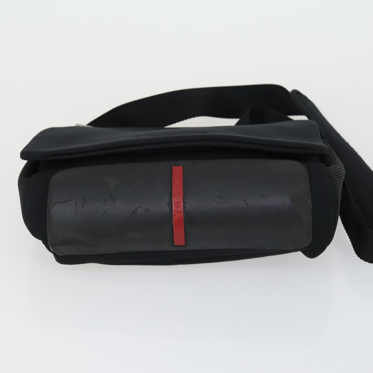 PRADA Shoulder Bag Nylon 3 Set Black Auth 165126