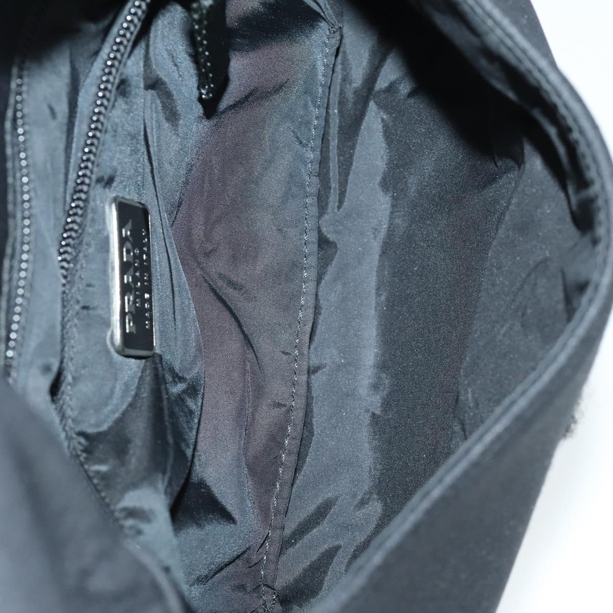 PRADA Shoulder Bag Nylon 3 Set Black Auth 165126