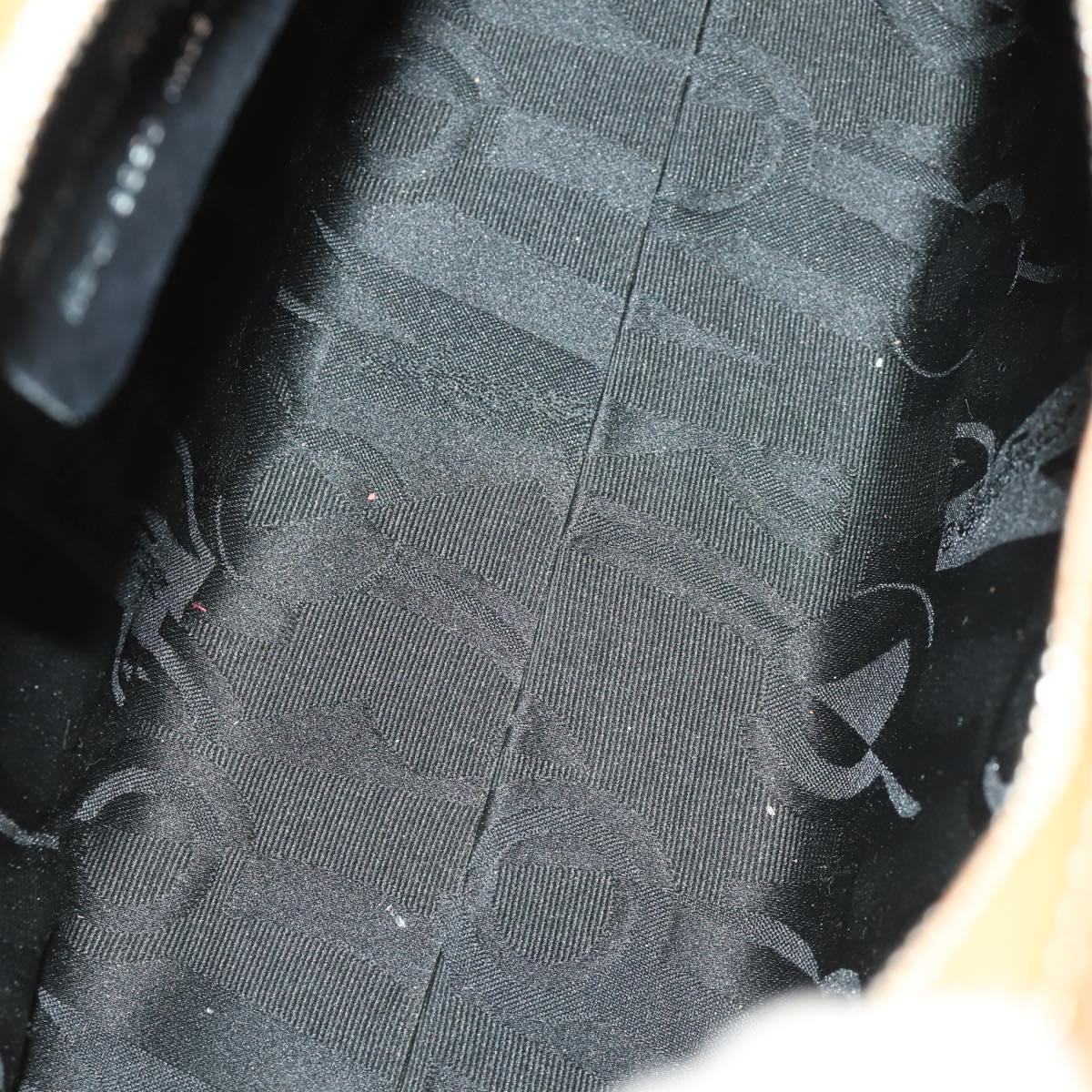 Salvatore Ferragamo Bag leather Patent 4 Set Black Beige white Auth 165131