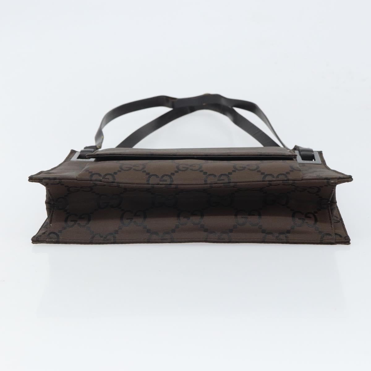 GUCCI GG Canvas Hand Bag Brown 001 3068 Auth 165134