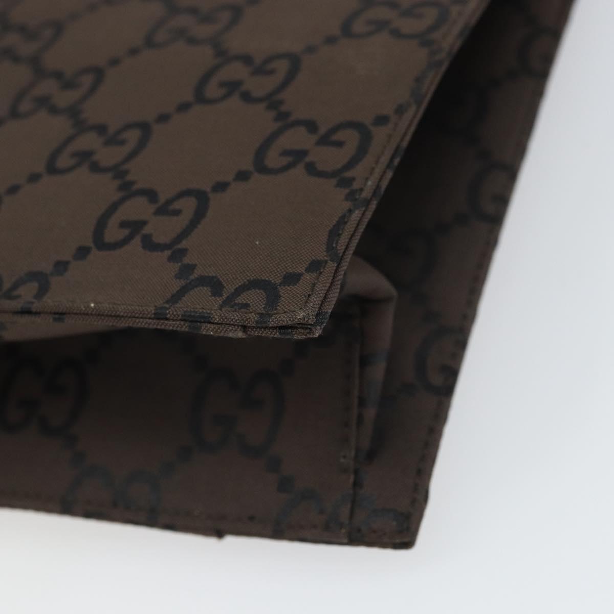 GUCCI GG Canvas Hand Bag Brown 001 3068 Auth 165134