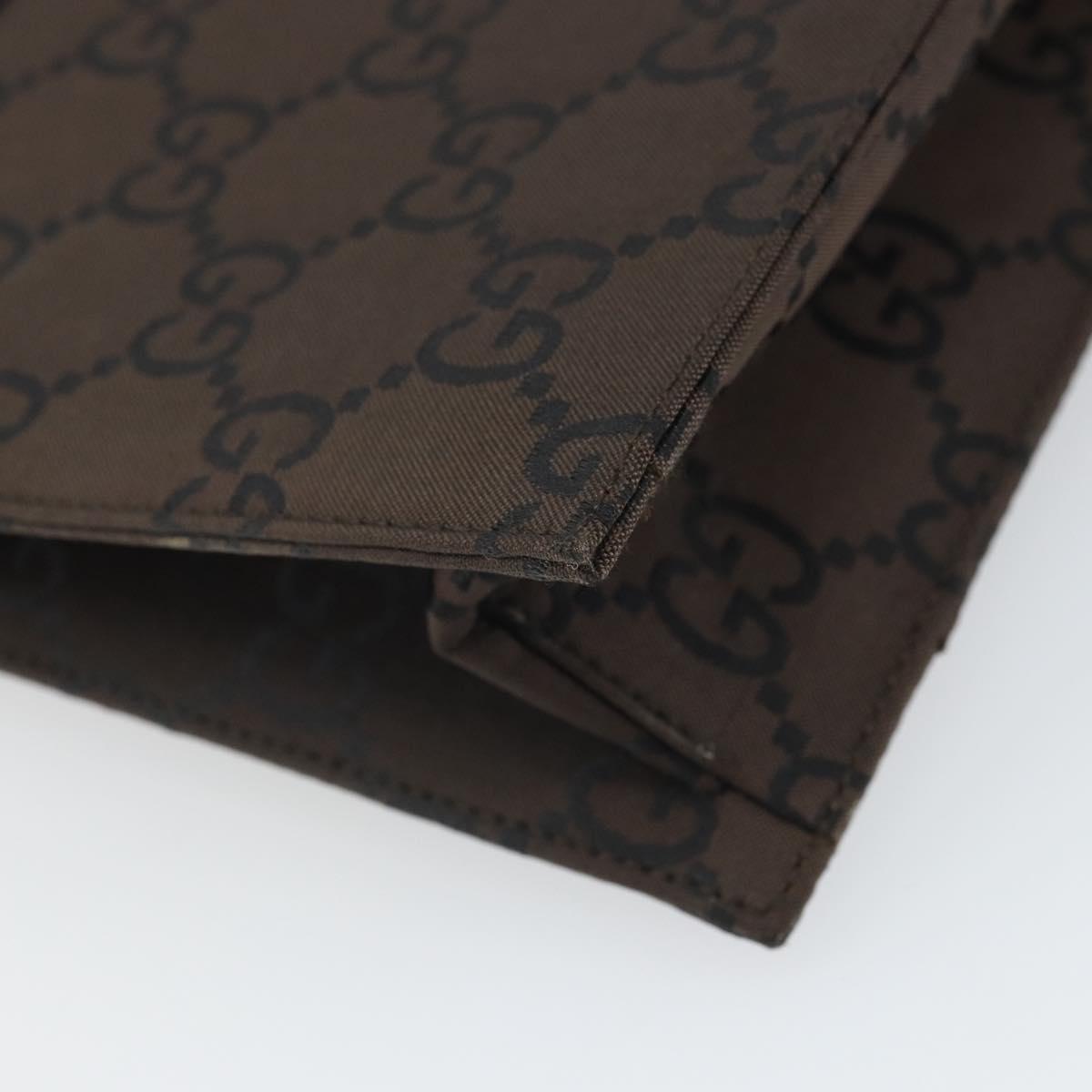 GUCCI GG Canvas Hand Bag Brown 001 3068 Auth 165134