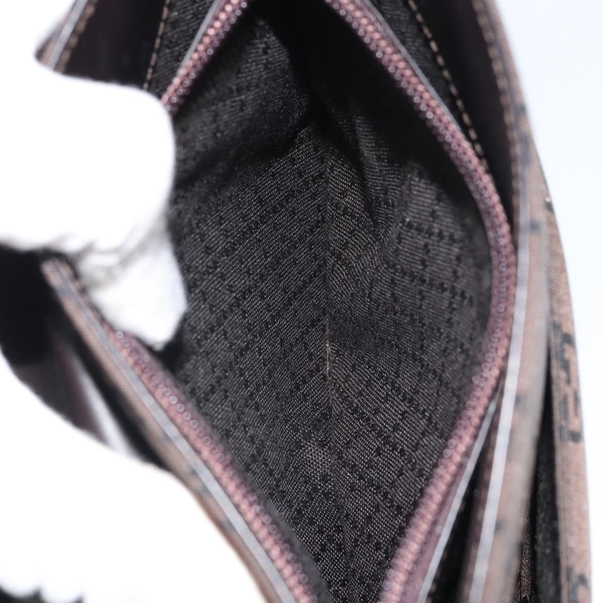 GUCCI GG Canvas Hand Bag Brown 001 3068 Auth 165134