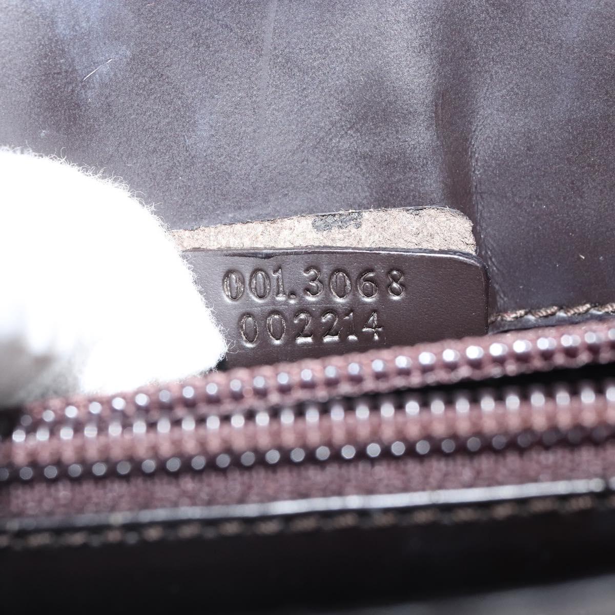 GUCCI GG Canvas Hand Bag Brown 001 3068 Auth 165134