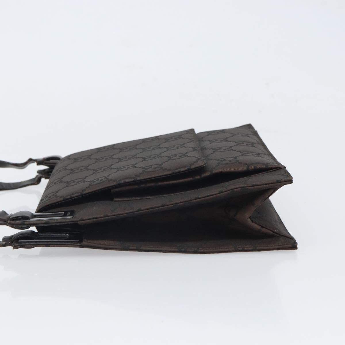 GUCCI GG Canvas Hand Bag Brown 001 3068 Auth 165134