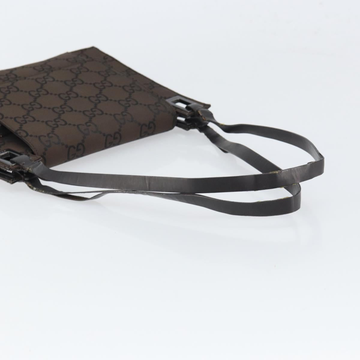 GUCCI GG Canvas Hand Bag Brown 001 3068 Auth 165134