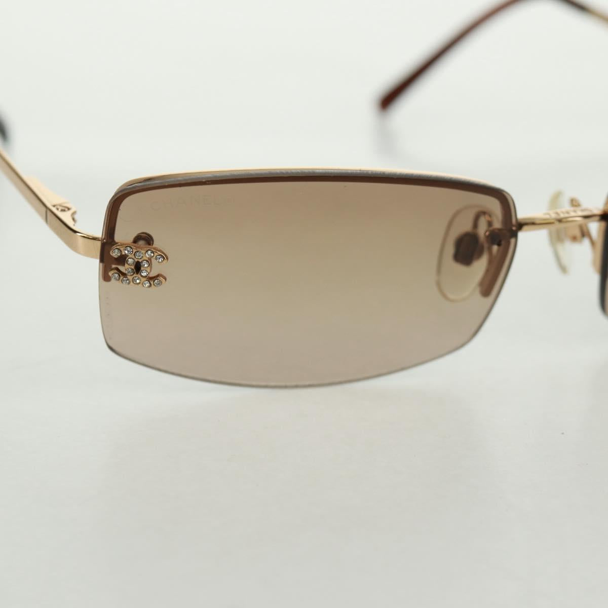 Christian Dior Sunglasses metal Brown Auth 165140V
