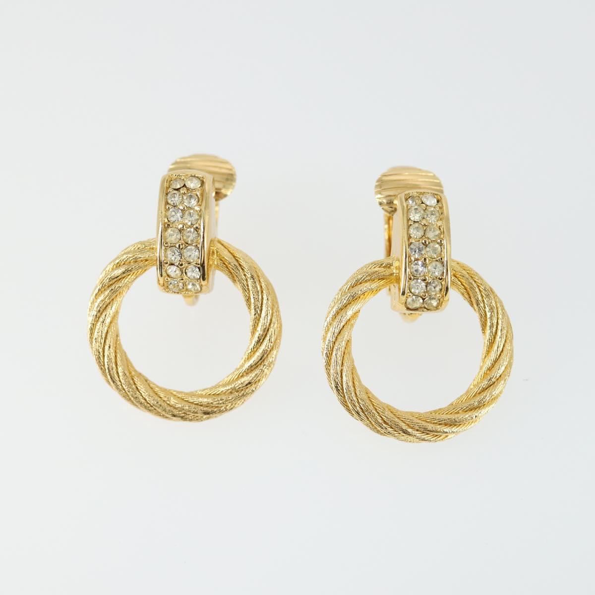 Christian Dior Necklace metal 7 Set Gold Auth 165144