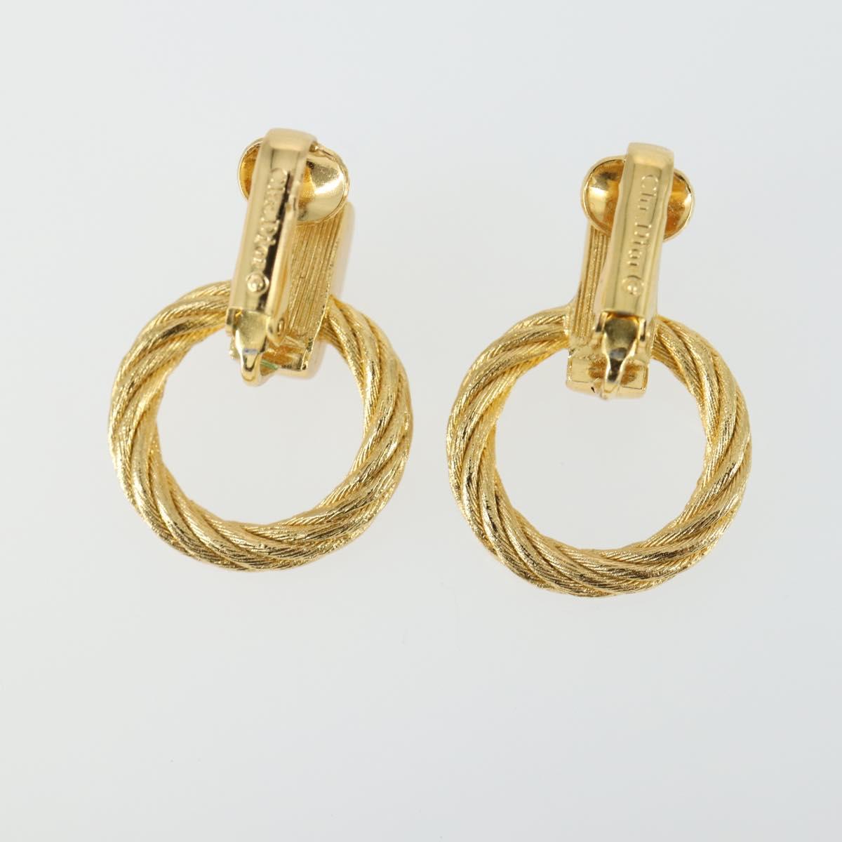 Christian Dior Necklace metal 7 Set Gold Auth 165144