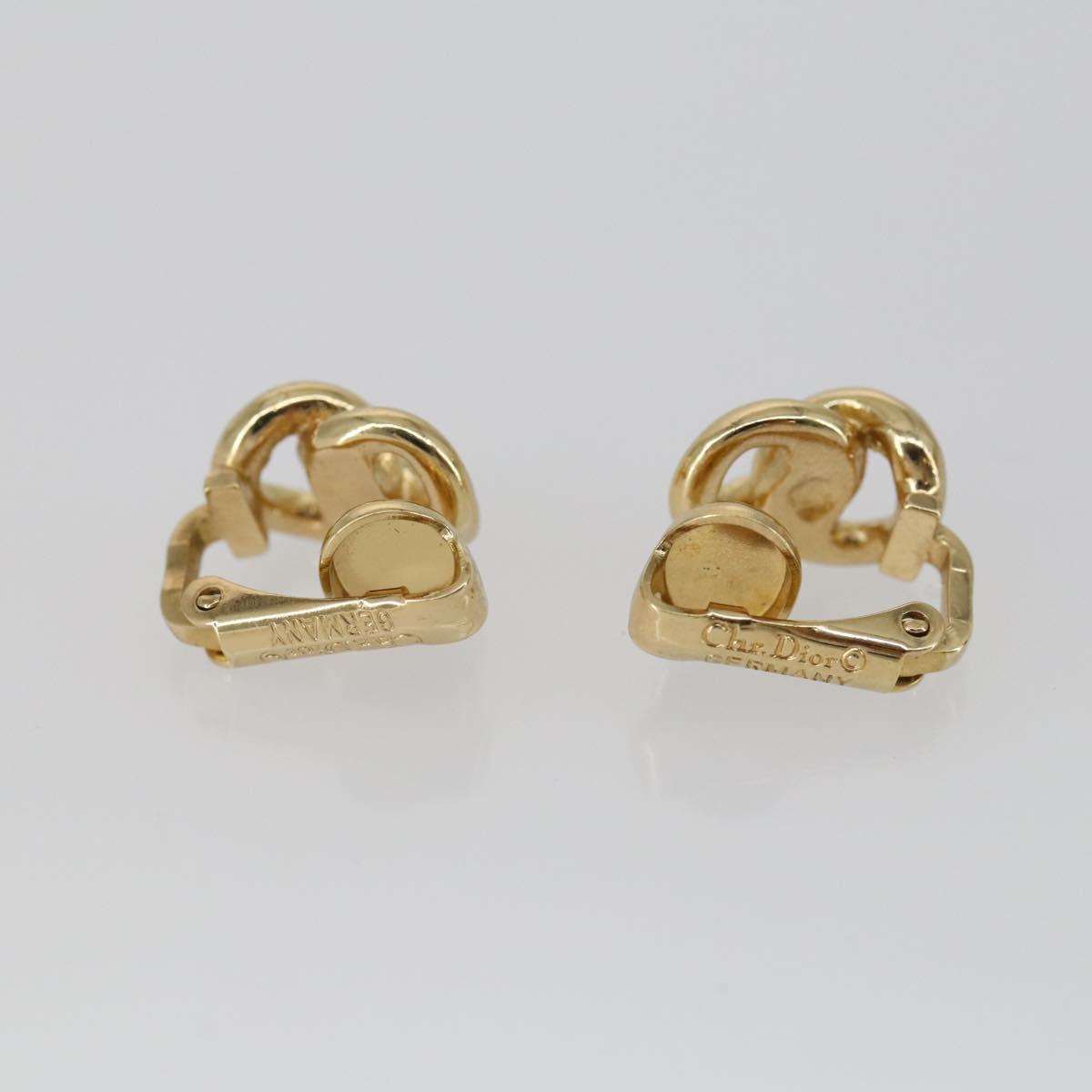 Christian Dior Necklace metal 7 Set Gold Auth 165144