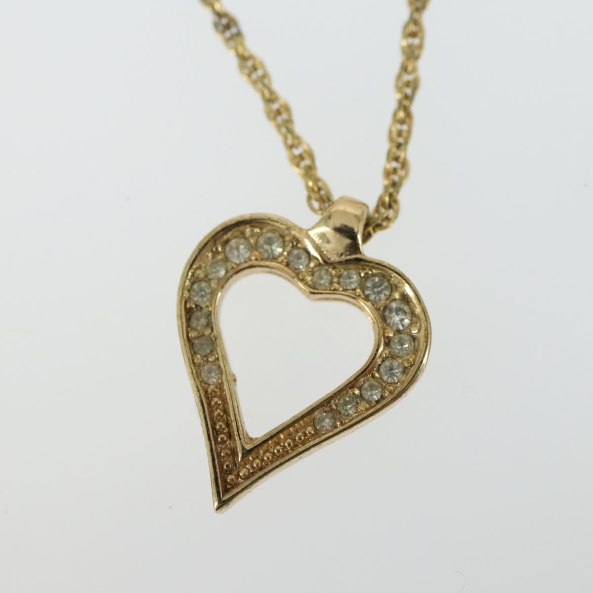 Christian Dior Necklace metal 7 Set Gold Auth 165144