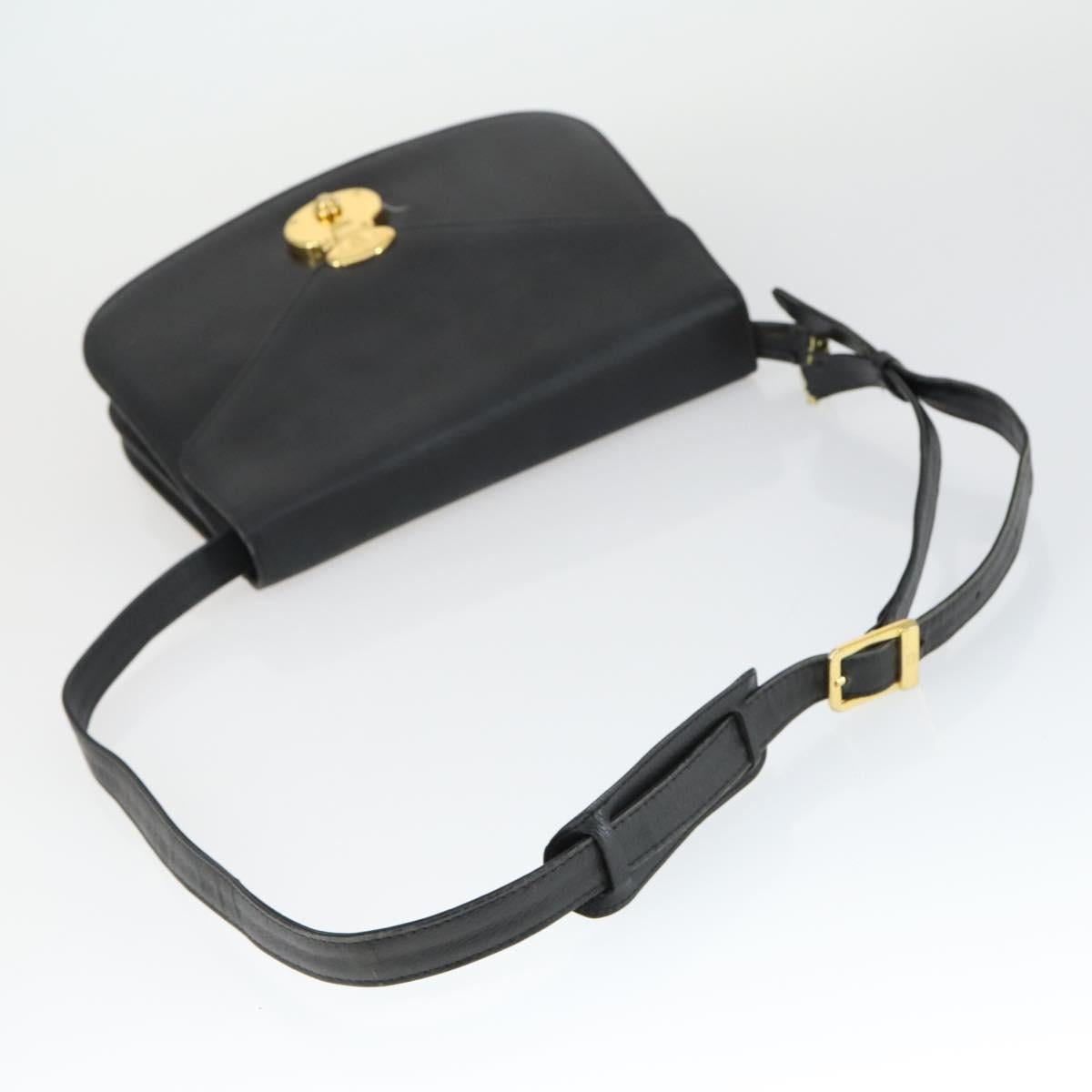 CELINE MCM Loewe Vicetos Logogram Shoulder Bag PVC 4 Set Beige Black Auth 165148