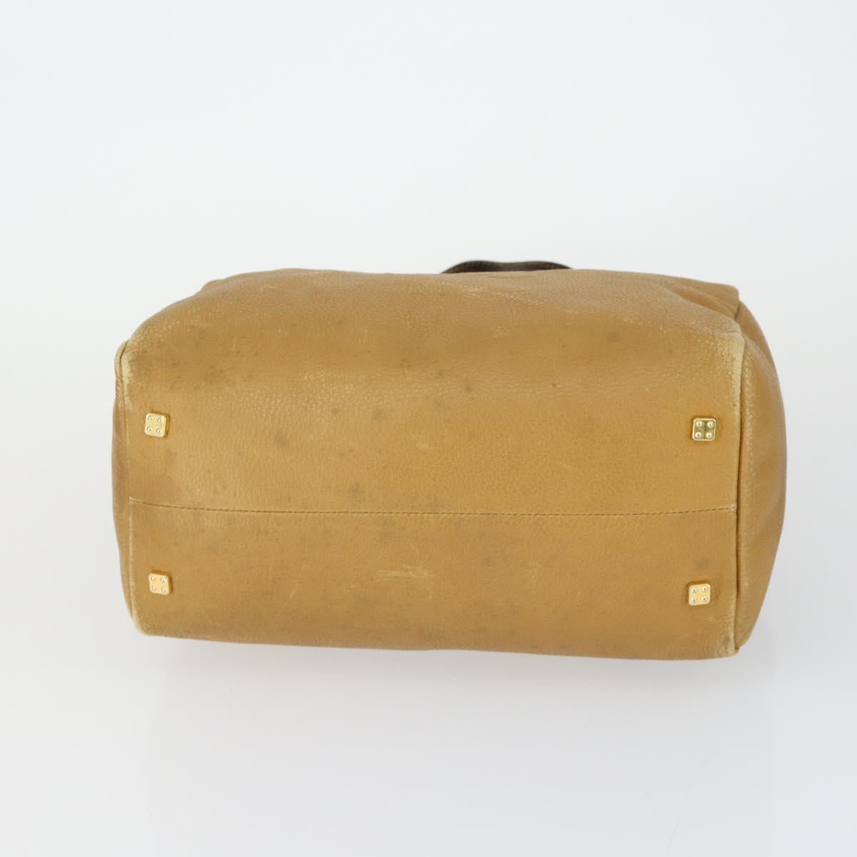 CELINE MCM Loewe Vicetos Logogram Shoulder Bag PVC 4 Set Beige Black Auth 165148