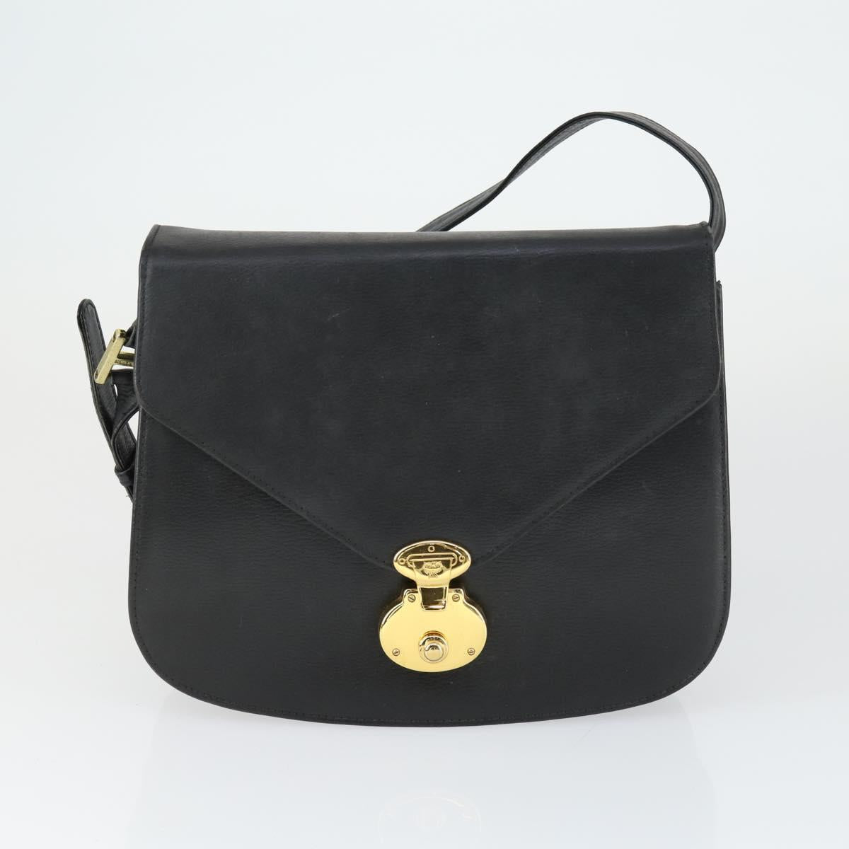 CELINE MCM Loewe Vicetos Logogram Shoulder Bag PVC 4 Set Beige Black Auth 165148