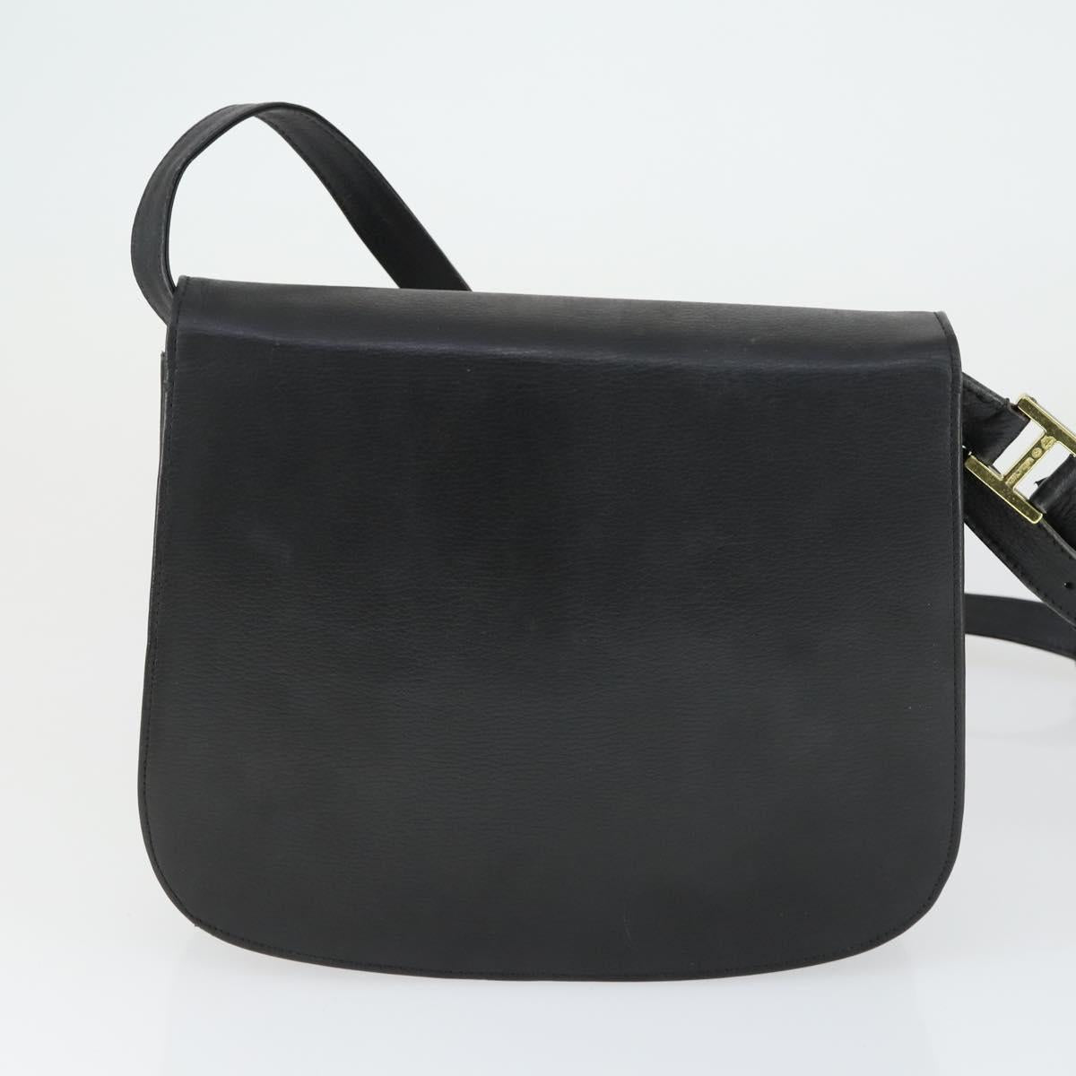 CELINE MCM Loewe Vicetos Logogram Shoulder Bag PVC 4 Set Beige Black Auth 165148