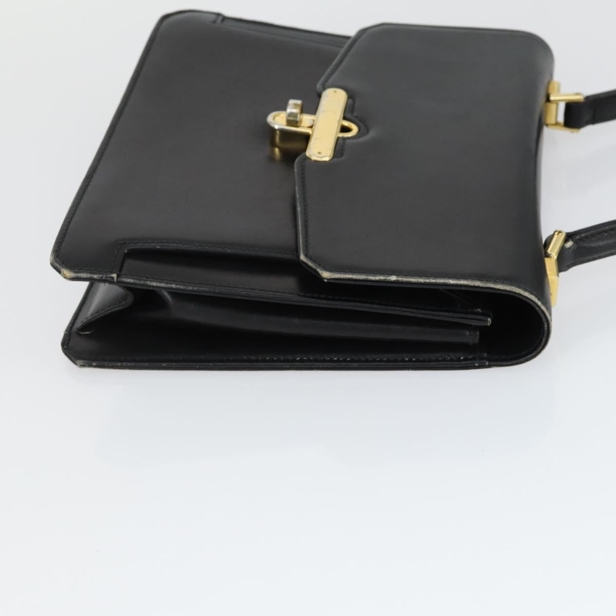 GUCCI GG Canvas Shoulder Bag Nylon Leather 4 Set Black Beige Auth 165149