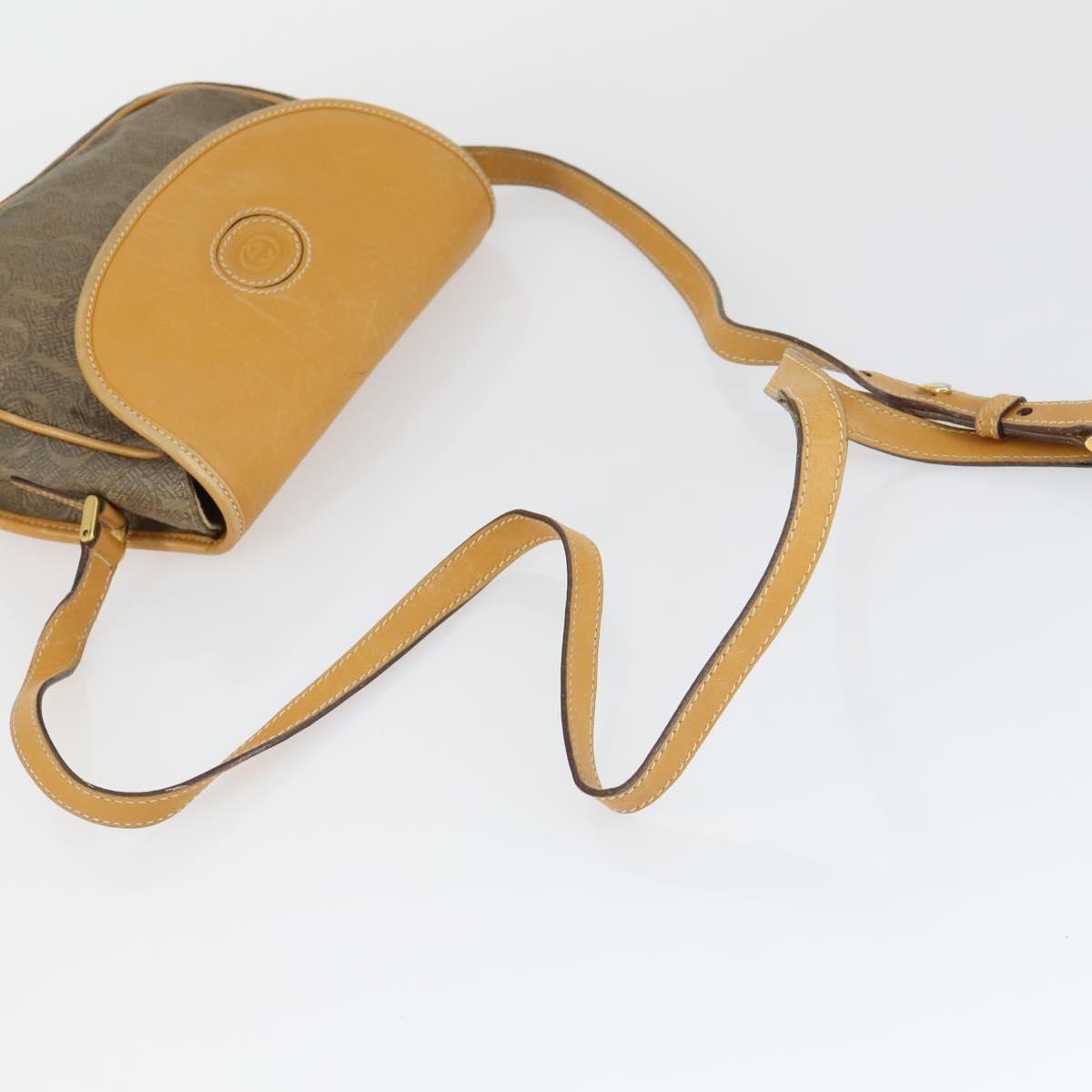 GUCCI GG Canvas Shoulder Bag Nylon Leather 4 Set Black Beige Auth 165149