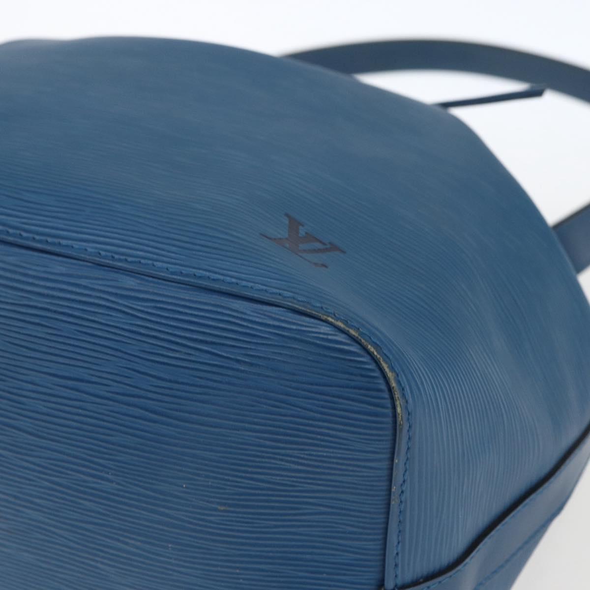 LOUIS VUITTON Epi Petit Noe Shoulder Bag Blue M44105 LV Auth 165161