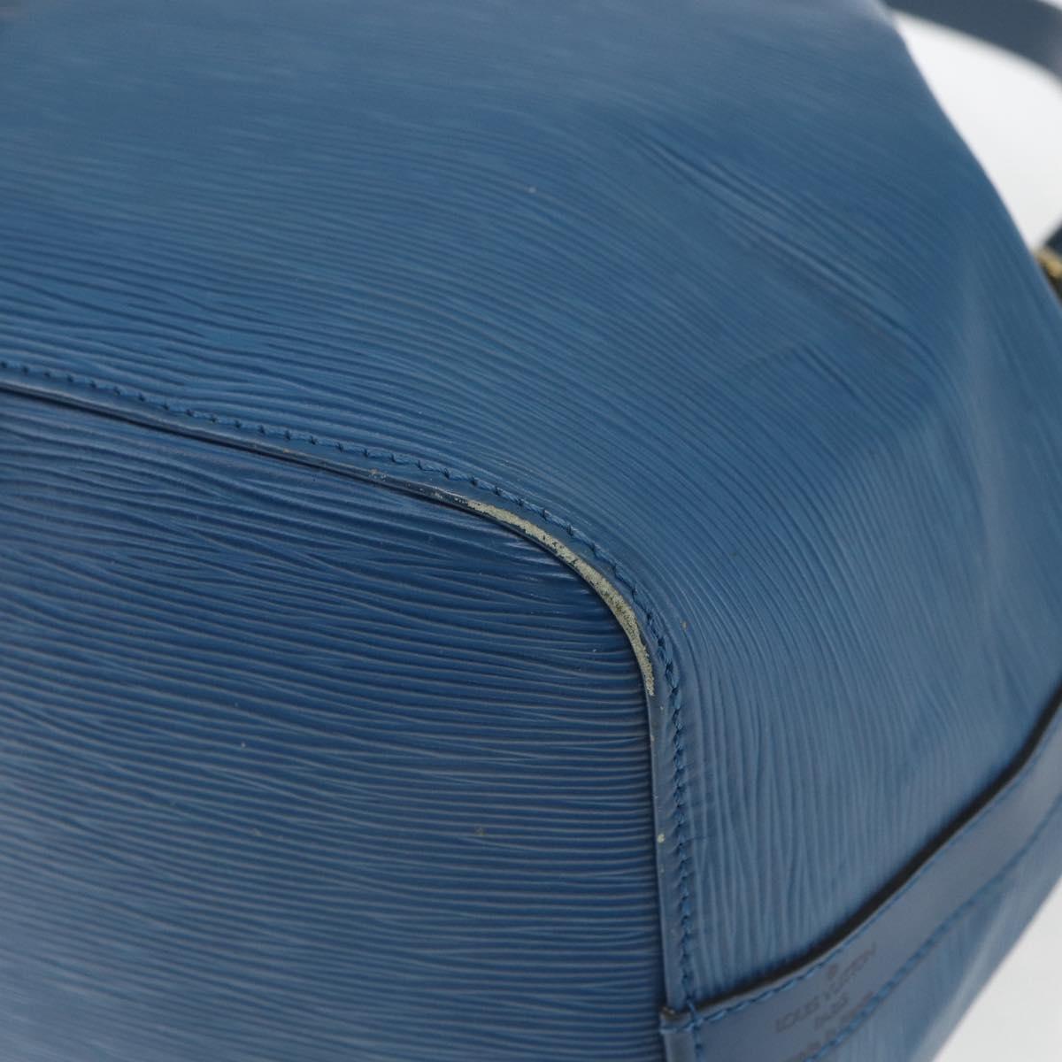 LOUIS VUITTON Epi Petit Noe Shoulder Bag Blue M44105 LV Auth 165161