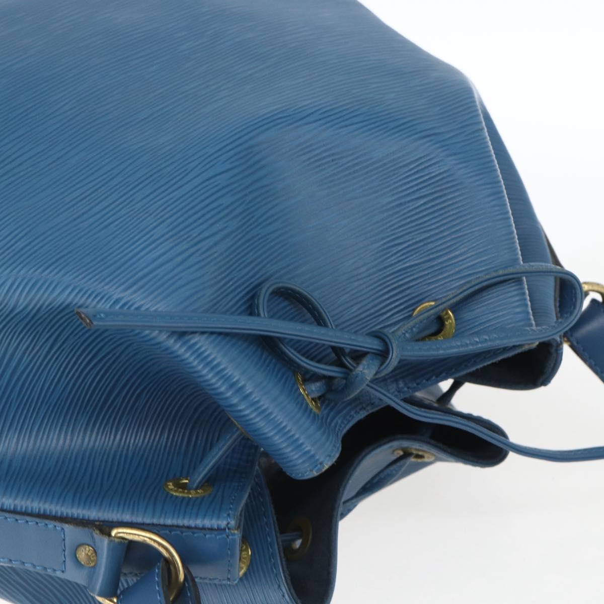 LOUIS VUITTON Epi Petit Noe Shoulder Bag Blue M44105 LV Auth 165161