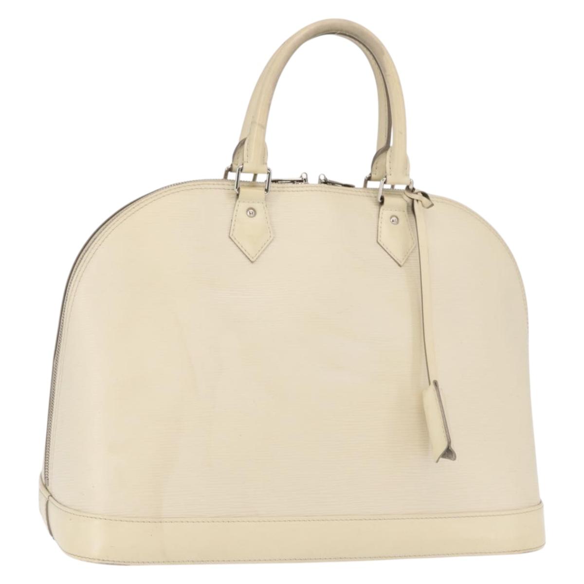 LOUIS VUITTON Epi Alma GM Hand Bag White Yvoire M4032J LV Auth 165162