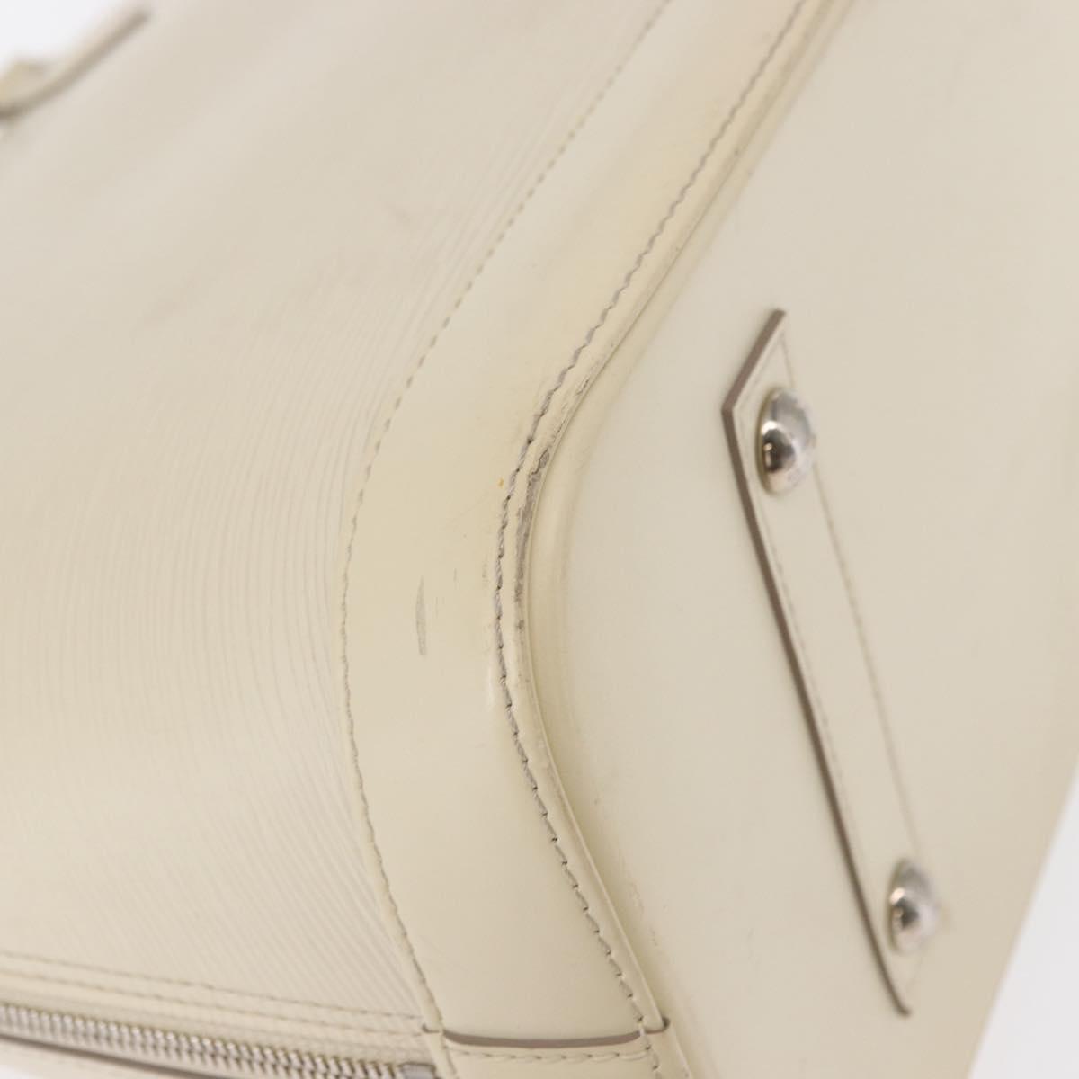 LOUIS VUITTON Epi Alma GM Hand Bag White Yvoire M4032J LV Auth 165162