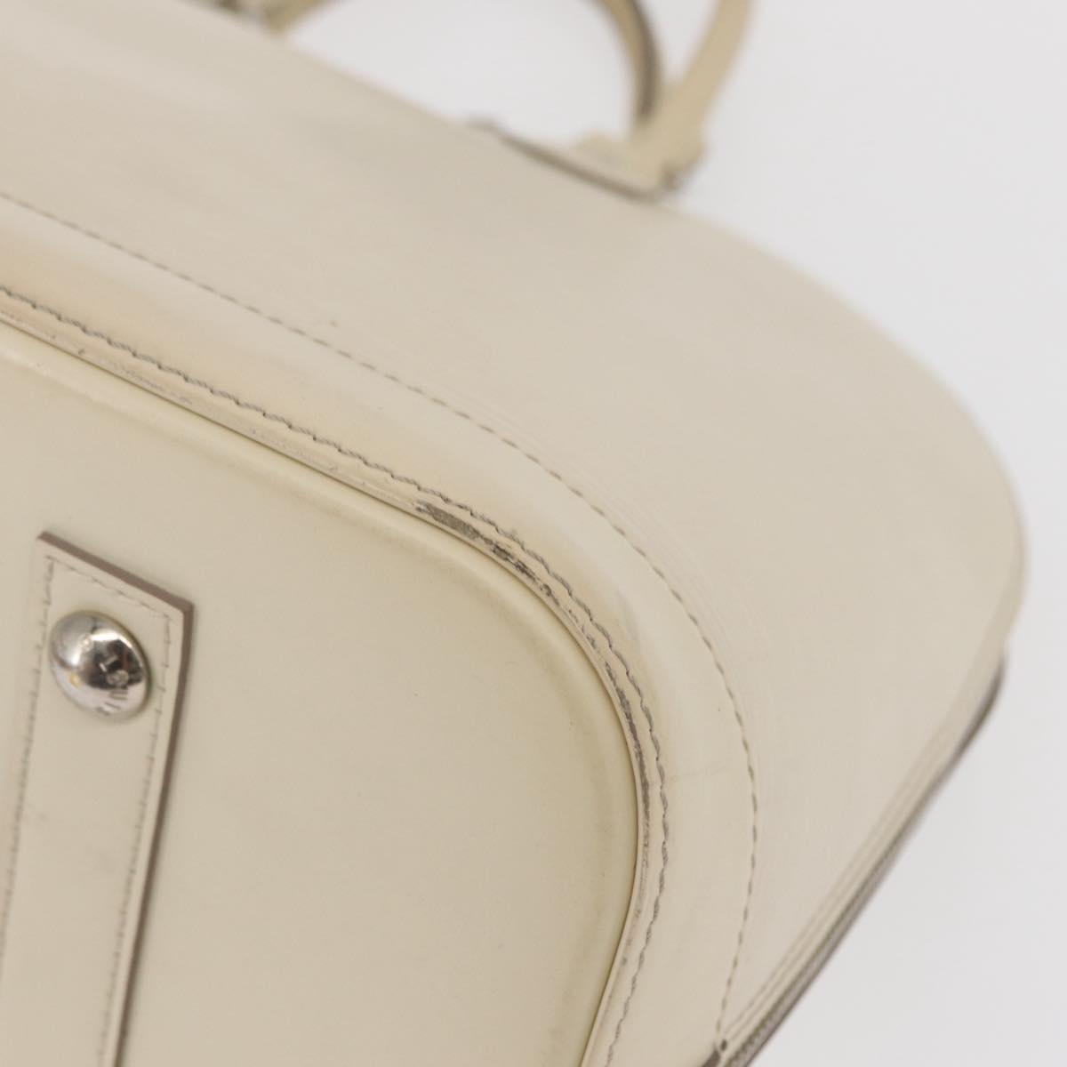 LOUIS VUITTON Epi Alma GM Hand Bag White Yvoire M4032J LV Auth 165162