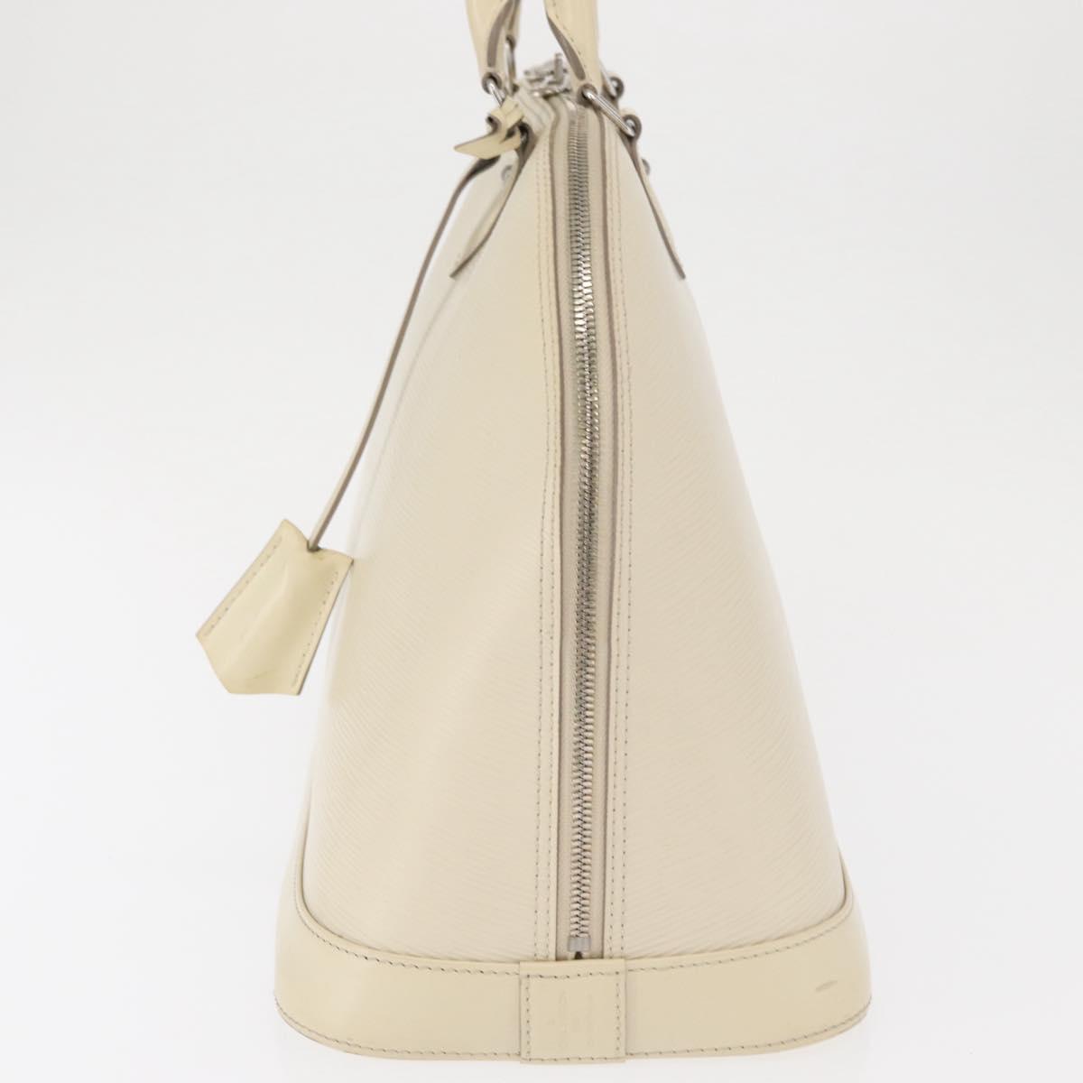 LOUIS VUITTON Epi Alma GM Hand Bag White Yvoire M4032J LV Auth 165162