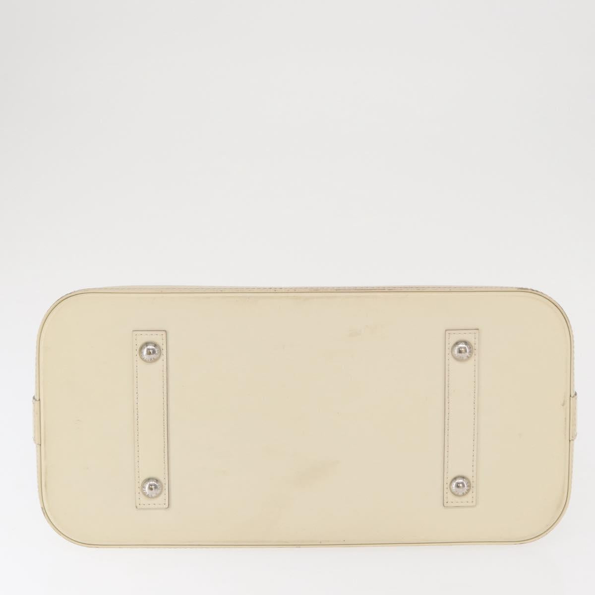LOUIS VUITTON Epi Alma GM Hand Bag White Yvoire M4032J LV Auth 165162