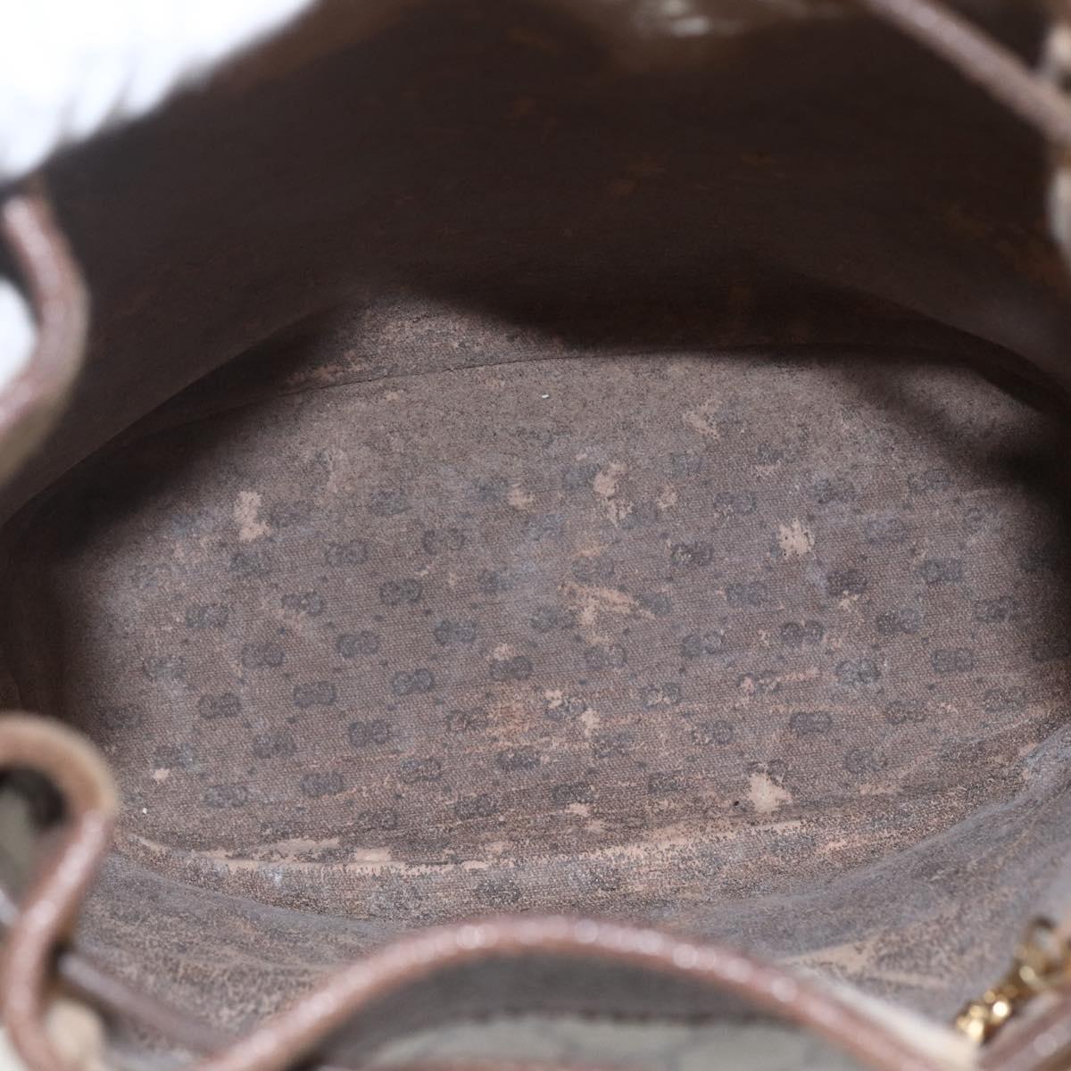 GUCCI GG Supreme Purse Bag PVC Leather Beige Gold 001 115 6179 Auth 165181