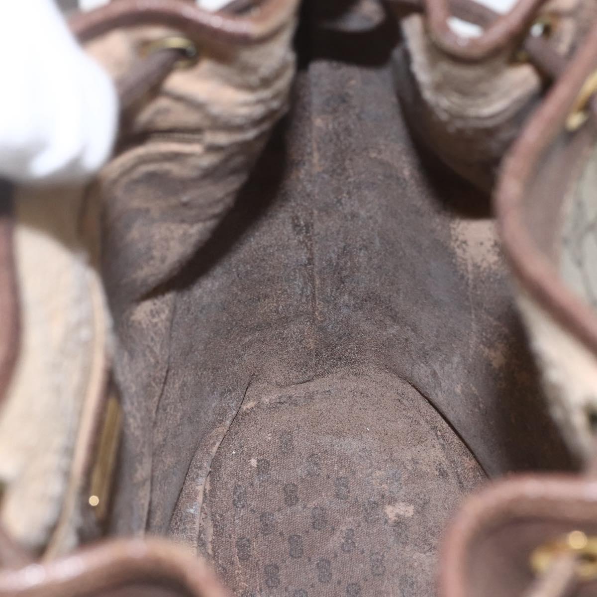 GUCCI GG Supreme Purse Bag PVC Leather Beige Gold 001 115 6179 Auth 165181