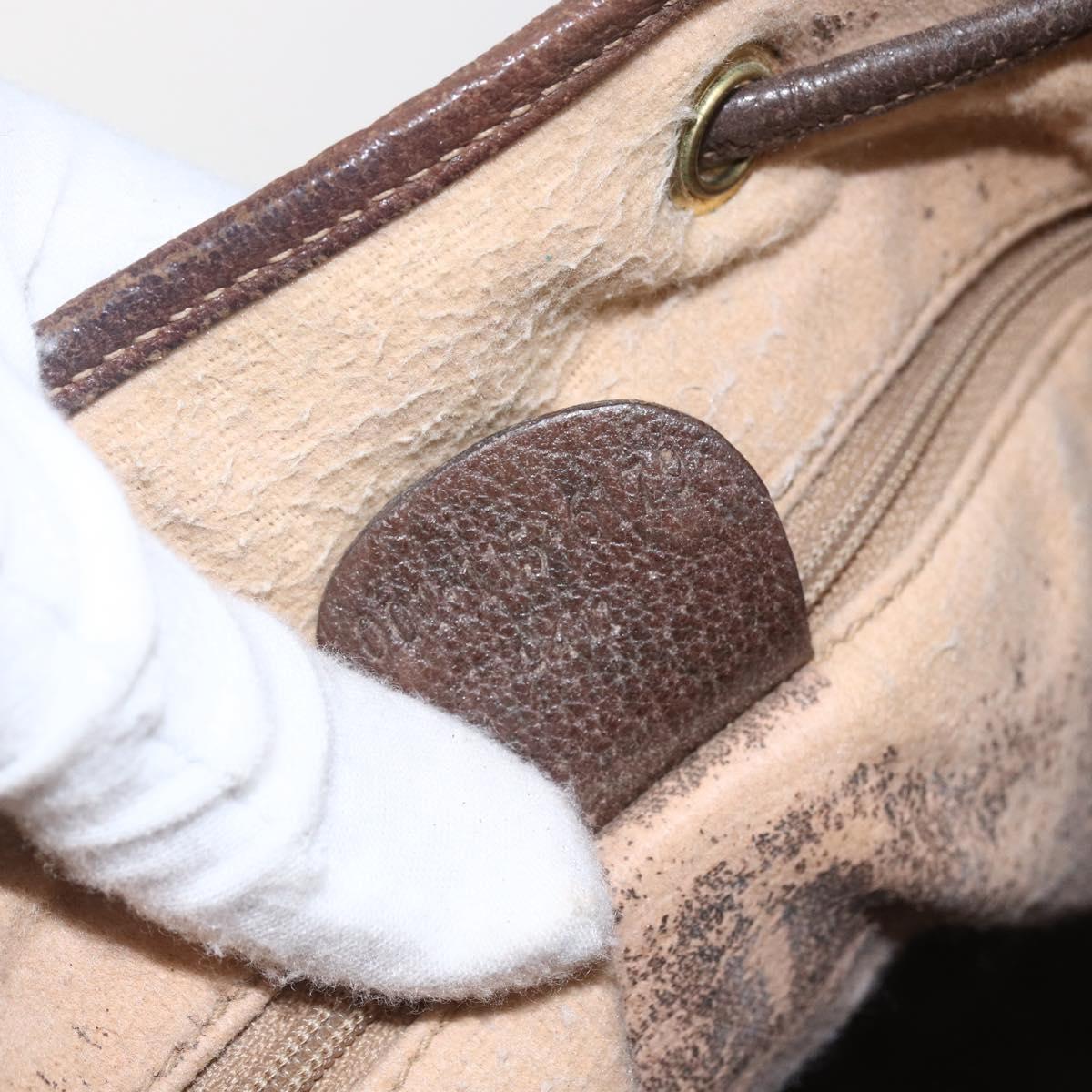 GUCCI GG Supreme Purse Bag PVC Leather Beige Gold 001 115 6179 Auth 165181