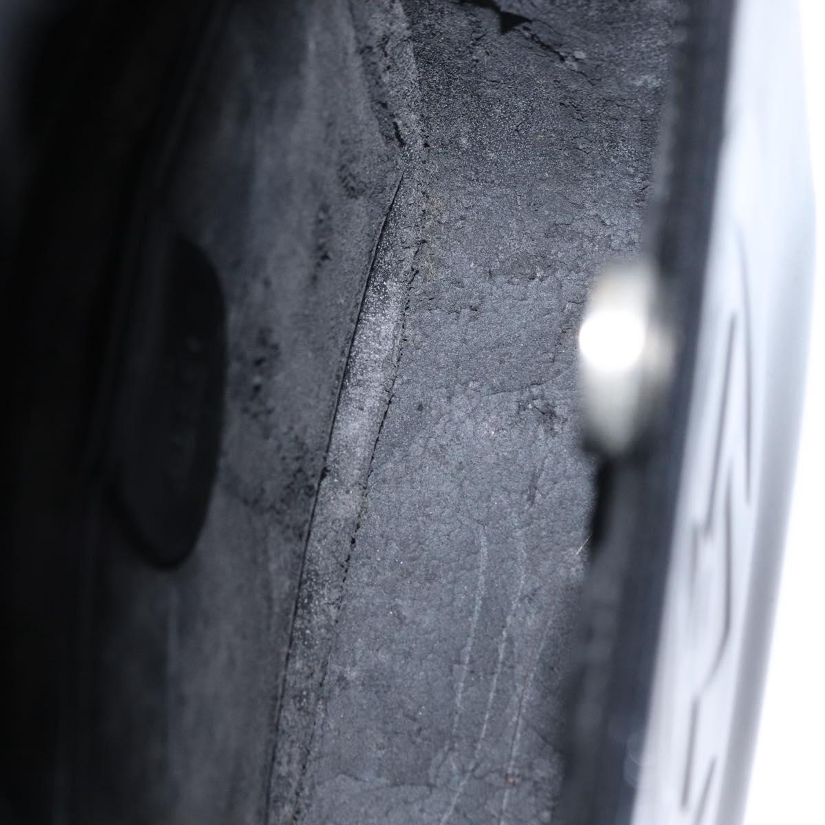 GUCCI Hand Bag Patent leather Black 007 0249 Auth 165185