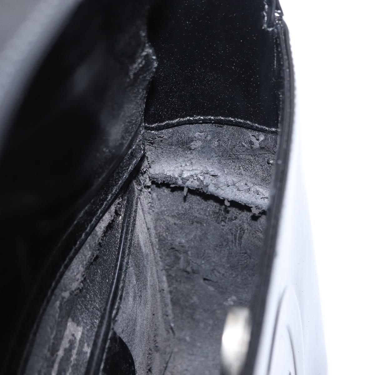 GUCCI Hand Bag Patent leather Black 007 0249 Auth 165185