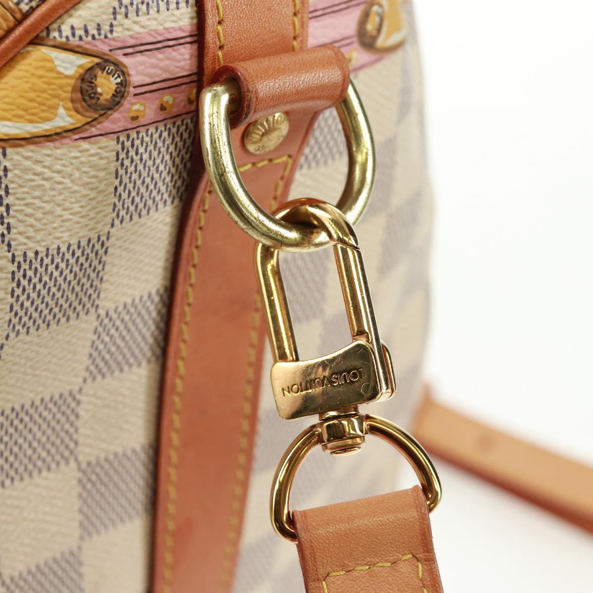 LOUIS VUITTON Tahiti Summer Trunk Speedy Bandouliere 30 N41063 Auth 165214SAV