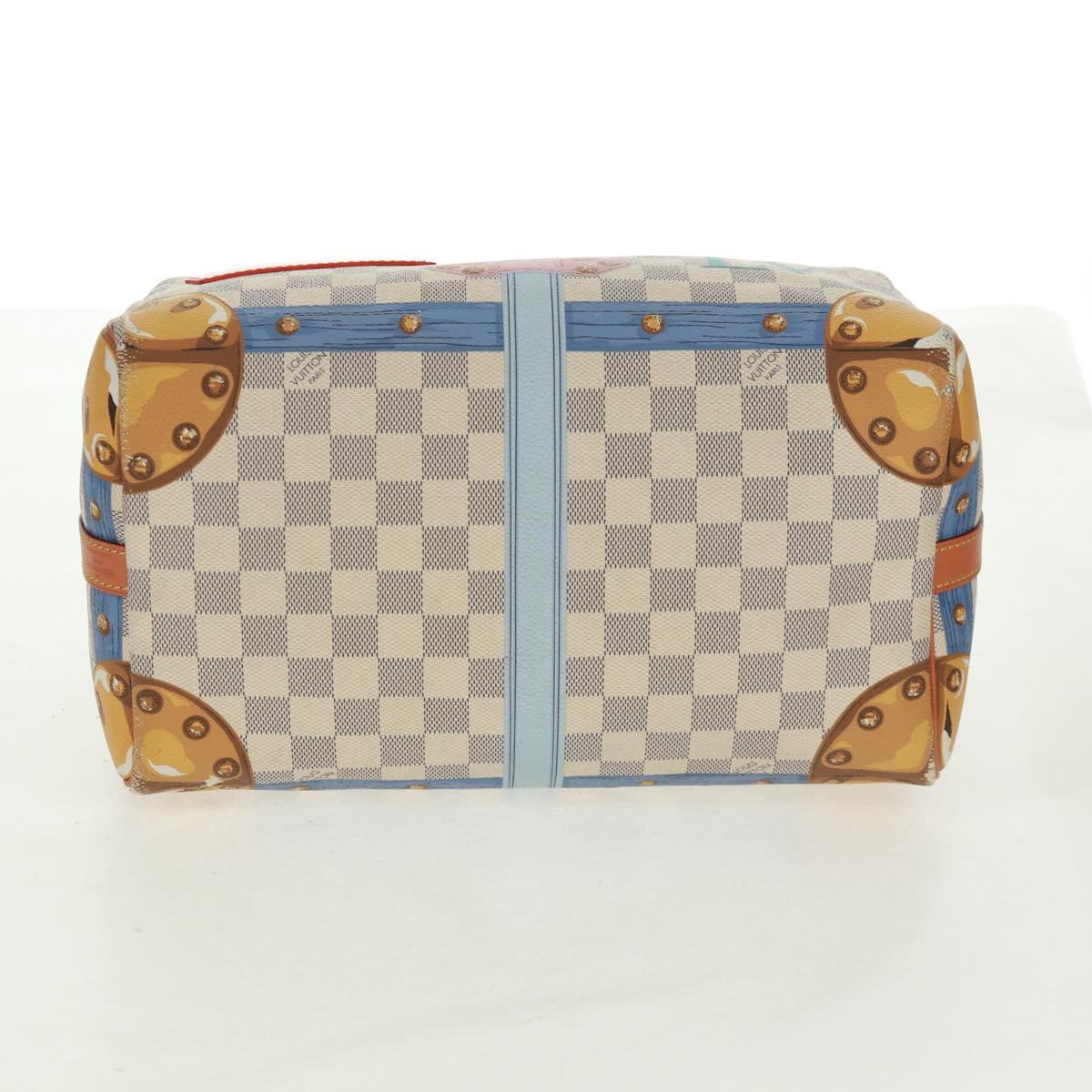 LOUIS VUITTON Tahiti Summer Trunk Speedy Bandouliere 30 N41063 Auth 165214SAV