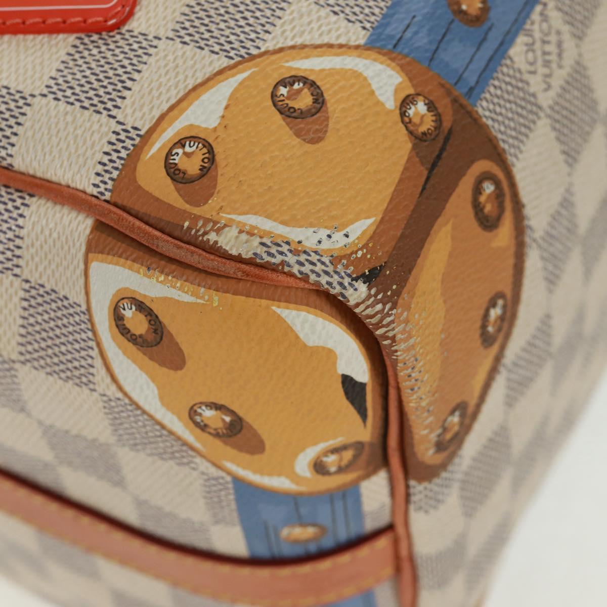 LOUIS VUITTON Tahiti Summer Trunk Speedy Bandouliere 30 N41063 Auth 165214SAV