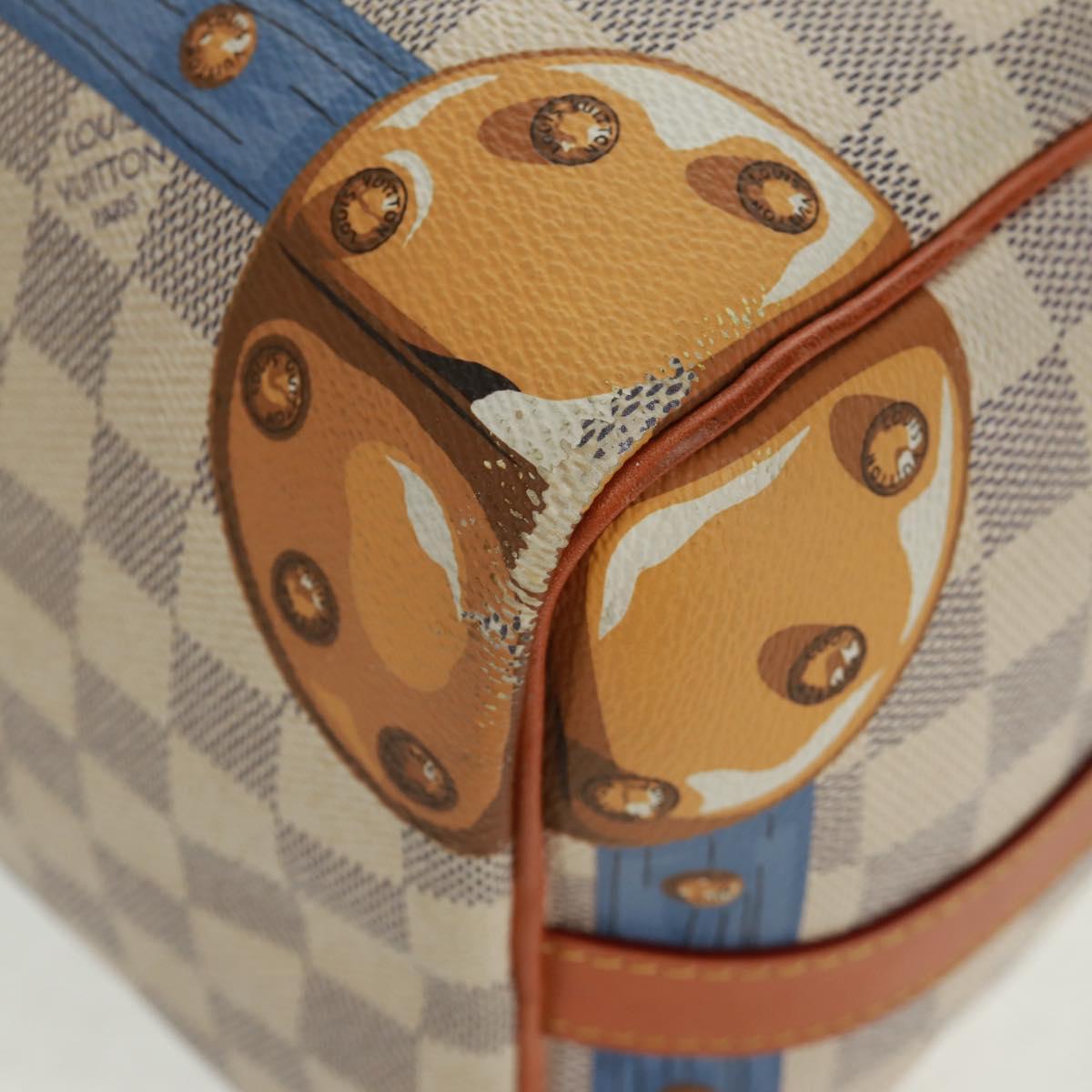 LOUIS VUITTON Tahiti Summer Trunk Speedy Bandouliere 30 N41063 Auth 165214SAV