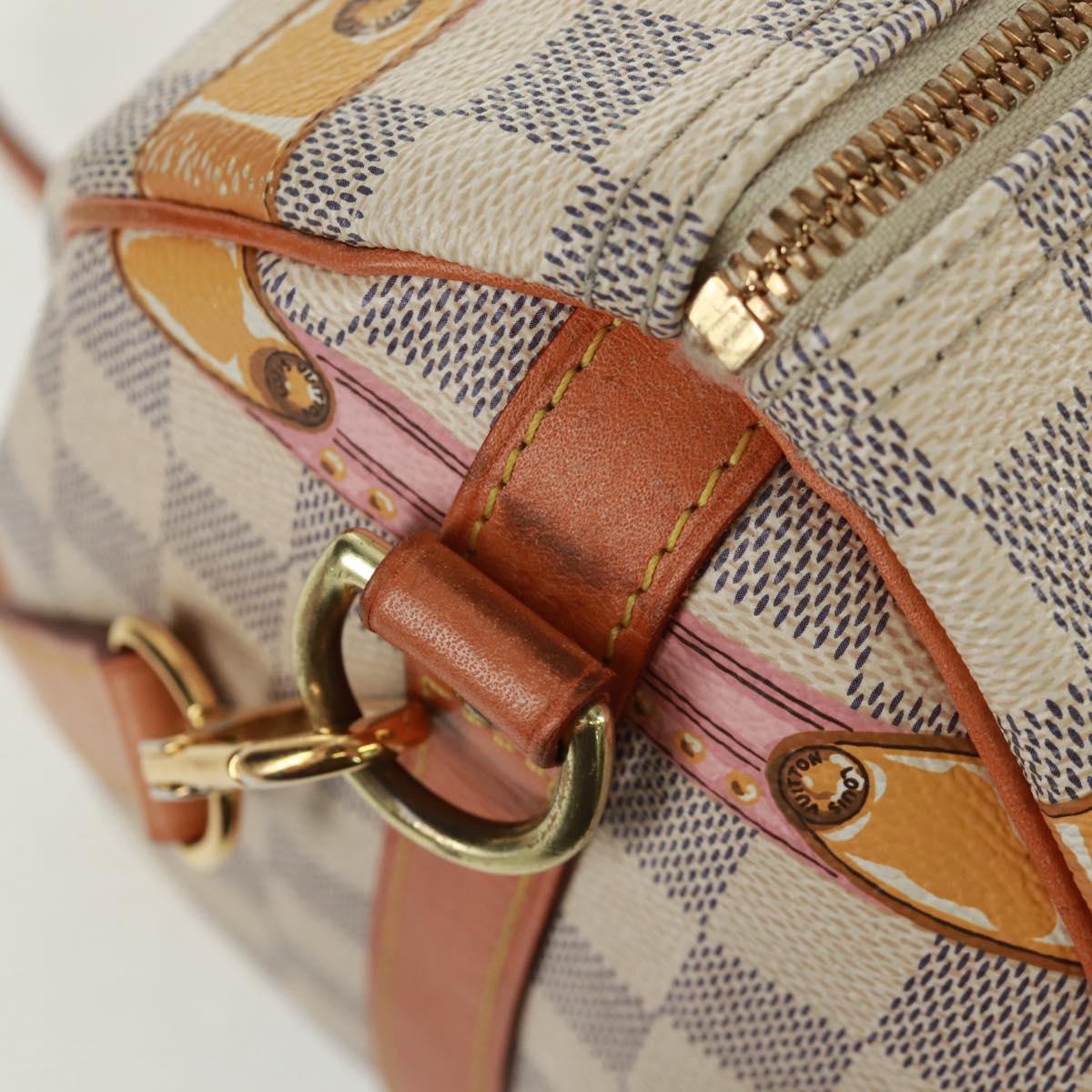 LOUIS VUITTON Tahiti Summer Trunk Speedy Bandouliere 30 N41063 Auth 165214SAV