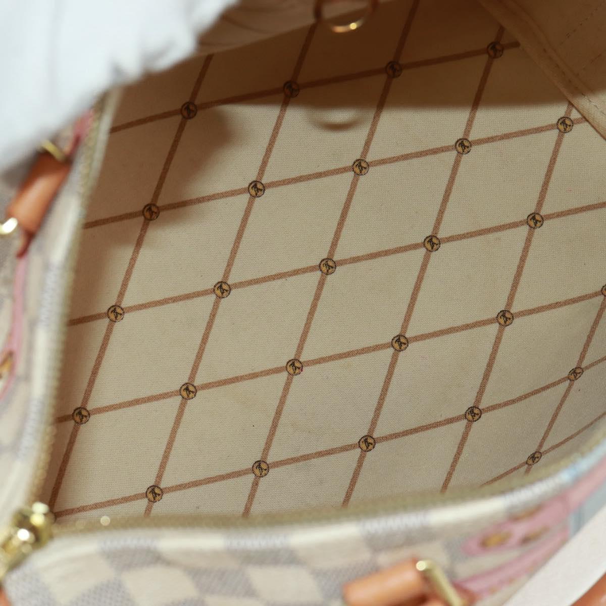 LOUIS VUITTON Tahiti Summer Trunk Speedy Bandouliere 30 N41063 Auth 165214SAV