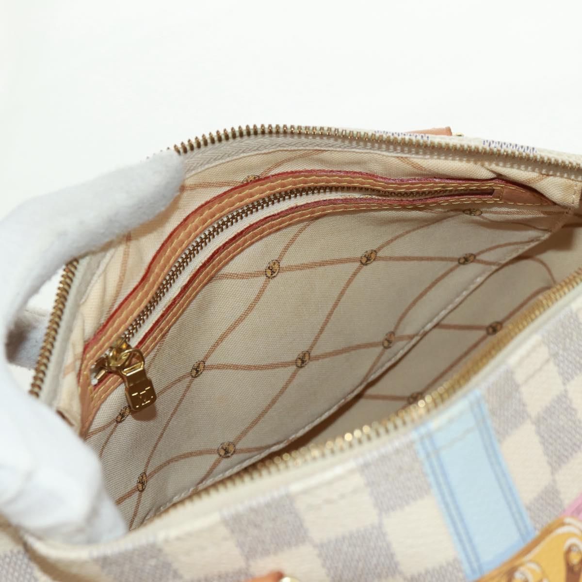 LOUIS VUITTON Tahiti Summer Trunk Speedy Bandouliere 30 N41063 Auth 165214SAV