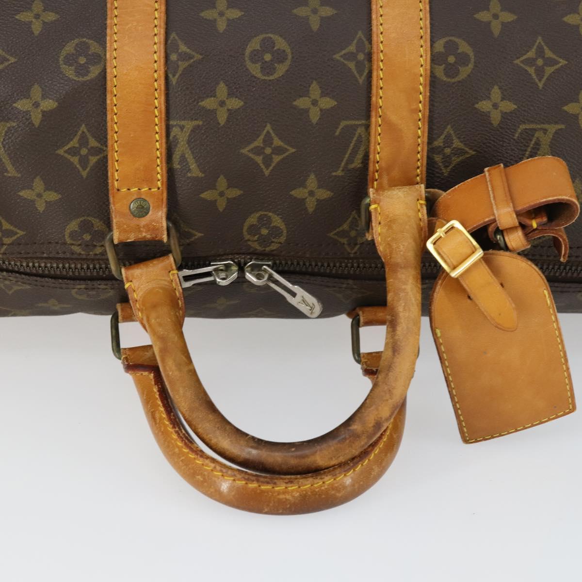 LOUIS VUITTON Monogram Keepall 45 Boston Bag M41428 LV Auth 165224