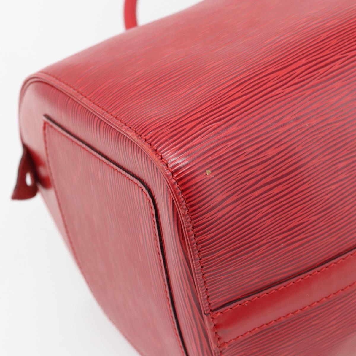 LOUIS VUITTON Epi Speedy 30 Hand Bag Castilian Red M43007 LV Auth 165252A
