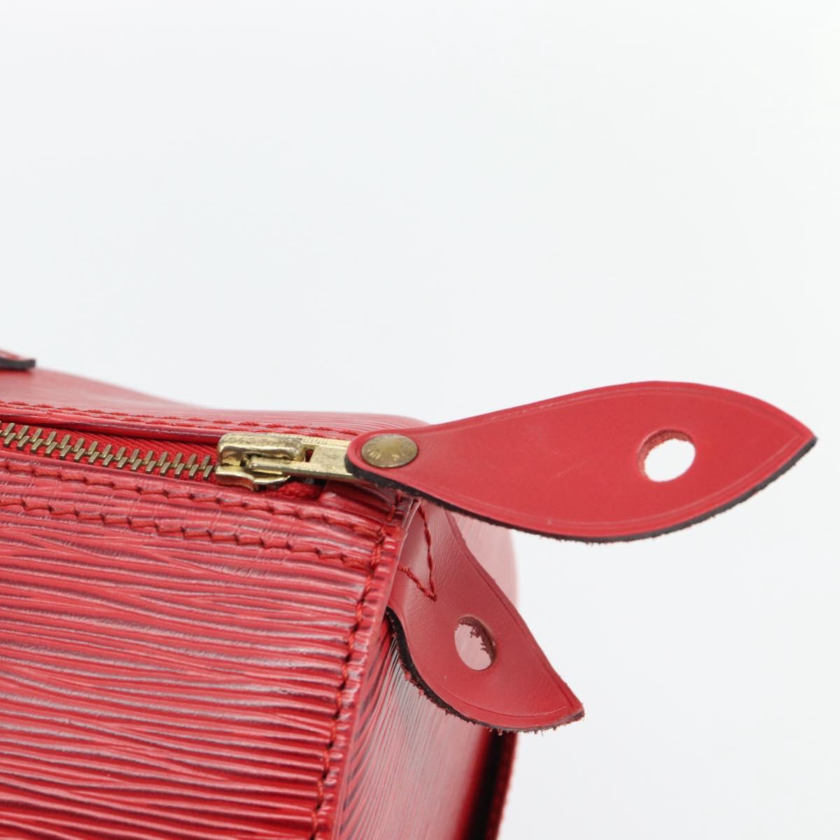 LOUIS VUITTON Epi Speedy 30 Hand Bag Castilian Red M43007 LV Auth 165252A